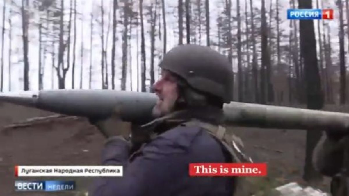 Russian Journlaist Fires Missile Russian Journlaist Fires Missile