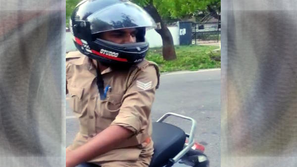 Lucknow viral video Head constable Shahadat Ali suspended molesting schoolgirl POCSO act 
