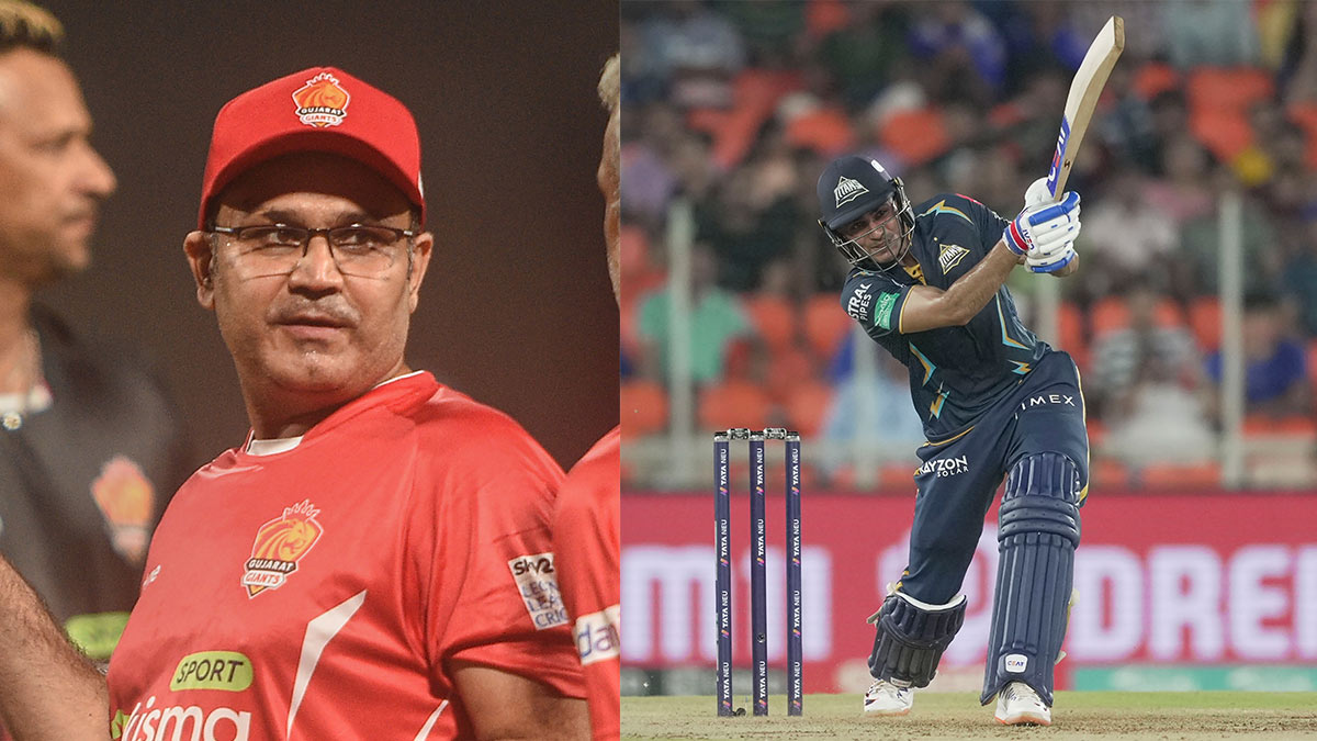 Virender Sehwag and gill Virender Sehwag and gill