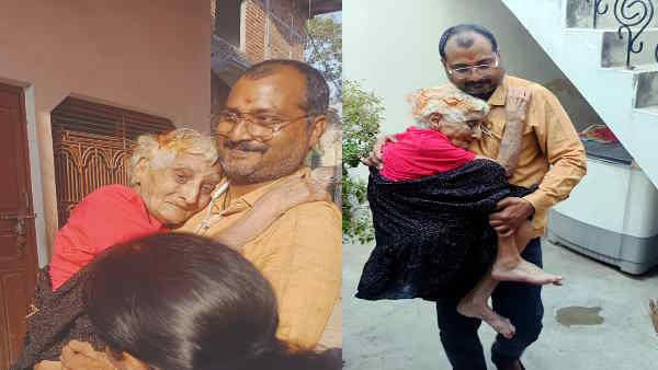 UP Nikay Chunav 2023 awsome pictures of differently abled old people voting strengthening democracy UP Nikay Chunav 2023 awsome pictures of differently abled old people voting strengthening democracy