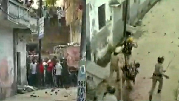roorkee stone pelting
