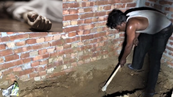 wife killed Husband because of affair with brother in law and buried dead body in pit in his house 