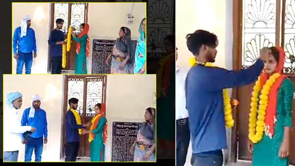 Wedding video of lover-girlfriend in UPs Ambedkar Nagars temple goes viral