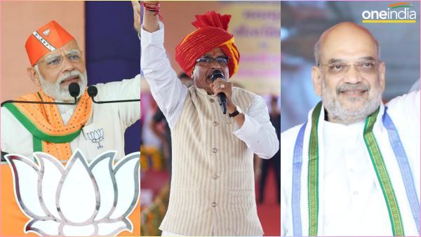 pm modi amit shah mp visit