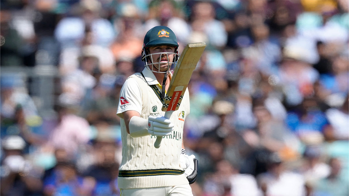 Australias Travis Head celebrates after scoring 150 runs Australias Travis Head celebrates after scoring 150 runs