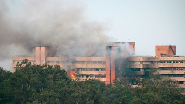 Madhya Pradesh Bhopal Satpura Bhawan Fire