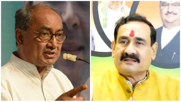 word Jihad Digvijay Singh wrote Fraud Baba is preaching on Sanatan Dharma Narottam Mishra retaliated