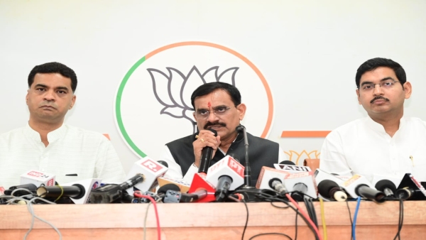 BJP development in MP will not hidden from Congress posters public will answer for insult: VD Sharma