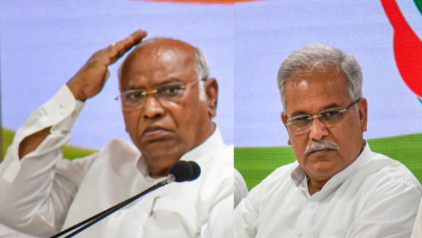 bhupesh baghel mallikarjun kharge chhattisgarh congress.