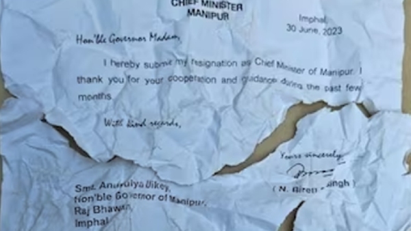 Women tear Manipur Chief Minister