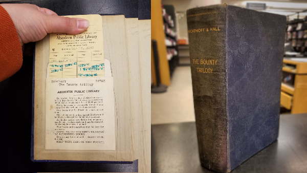 book returned to a library after 81 years in Washington USA read only 17 page