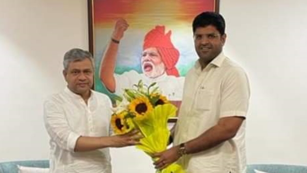 Haryana Deputy CM Dushyant Chautala met Railway Minister Ashwini Vaishnav