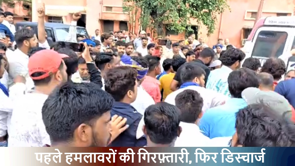 Bhim Army Chief Chandrashekhar Chandrasekhar is discharged Left for home with heavy police force 