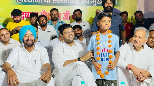 Dushyant Chautala inaugurated new road in Kaithal, gave a befitting reply to Surjewala