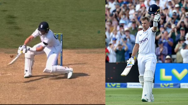 Joe Root exceptional reverse scoop in Ashes