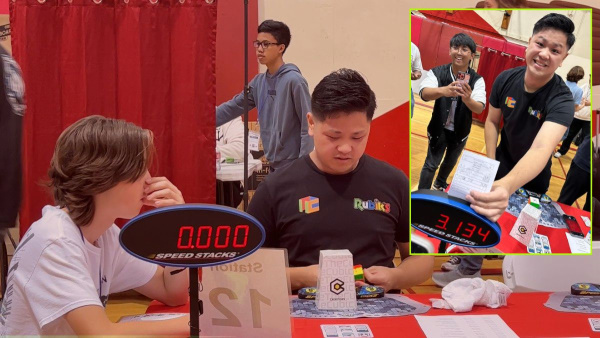 Max Park solved Rubiks cube in 3.13 seconds