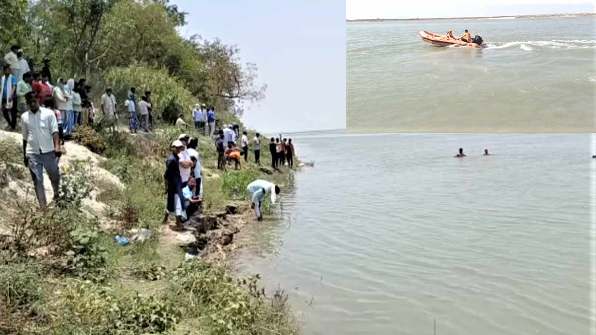 Ambedkar Nagar 14 people aboard fishing boat Ghaghra River overturned taking selfie 3 girls missing Ambedkar Nagar 14 people aboard fishing boat Ghaghra River overturned taking selfie 3 girls missing