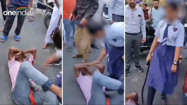 Two sisters beat up a miscreant Two sisters beat up a miscreant