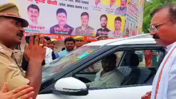 MP rajkumar chahar and Inspector video viral