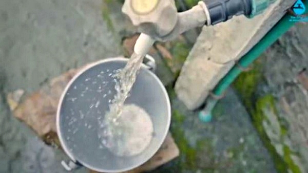drinking water
