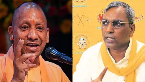 UP Varanasi OP Rajbhar said, we did not meet CM Yogi