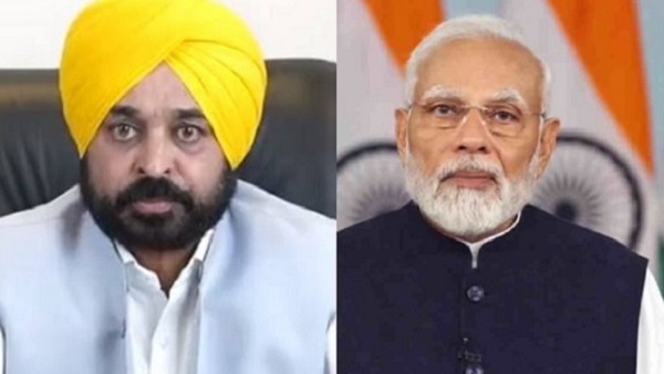 CM मान ने PM मोदी को लिखा पत्र, हिमाचल के पानी का मामला