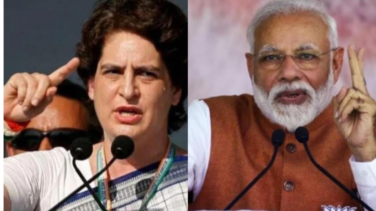 Priyanka Gandhi Narendra Modi Brij Bhushan Singh Priyanka Gandhi Narendra Modi Brij Bhushan Singh