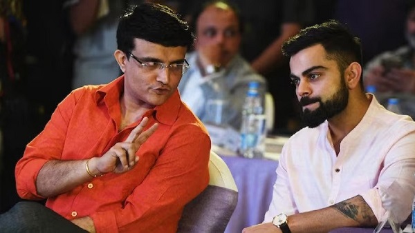 sourav ganguly virat kohli