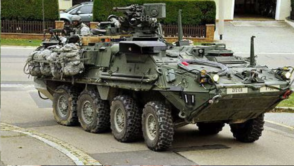 US offers Stryker armoured 