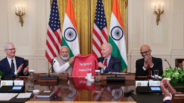 जो बाइडन ने PM मोदी को गिफ्ट की स्पेशल टी-शर्ट