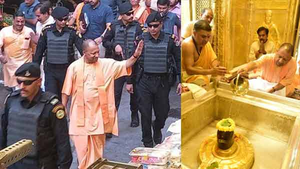 CM Yogi visited Kashi Vishwanath and Baba Kalbhairav