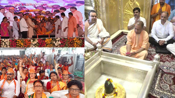 CM Yogi reached Varanasi, visited Kashi Vishwanath