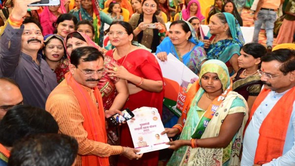 VD Sharma participated in Tridev Sammelan of three mandals of Vijayraghavgarh Vidhansabha Barhi