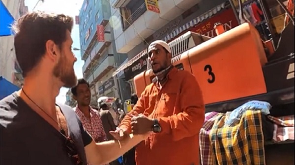 Youtuber manhandled