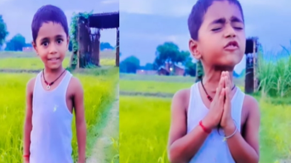Little kid reciting shiv tandav stotra