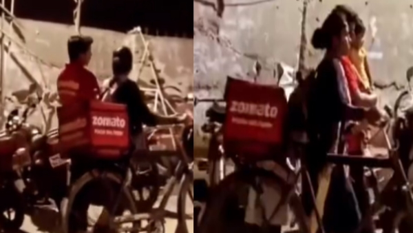 Zomato delivery boy family video 