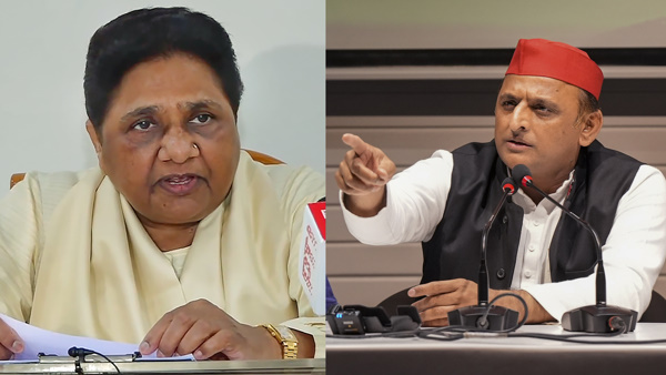 Akhilesh Yadav and Mayawati