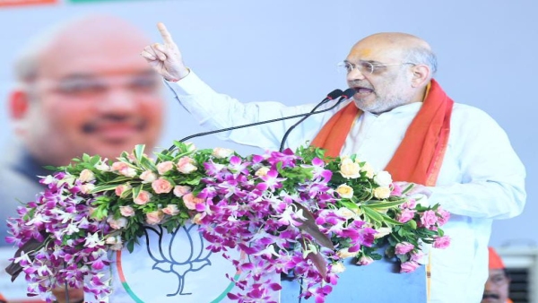 Amit Shah fiercely accused Digvijay Singh, Kamal Nath and Congress government in workers conference