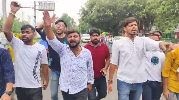 In AMU a Hindu man taken hostage beaten and forced to rub his nose on shoes video went viral 