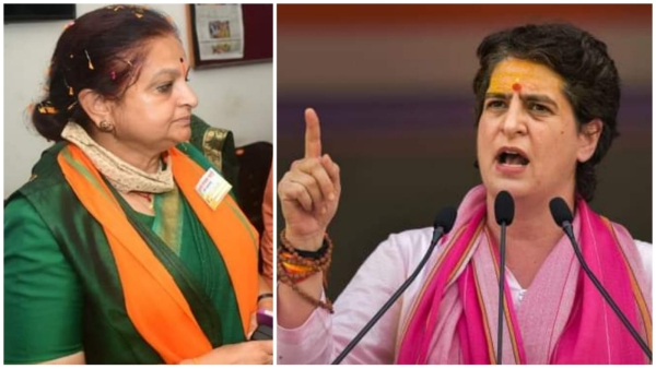Archana Chitnis statement on Priyanka Gandhi regarding atrocities on women in Congress governments
