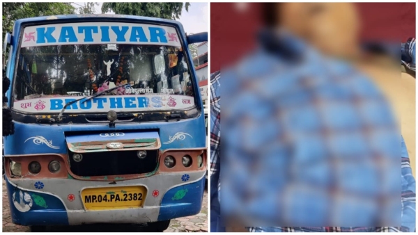 bhopal accident: uncontrollable bus killed policeman, incident happened in front of Raj Bhavan