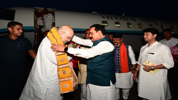 Amit Shah stormy election tour in MP, will come again tomorrow, will attend booth workers conference