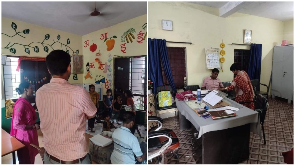 Collector Ashish Singh showed action on teachers of government schools, suspended after inspection