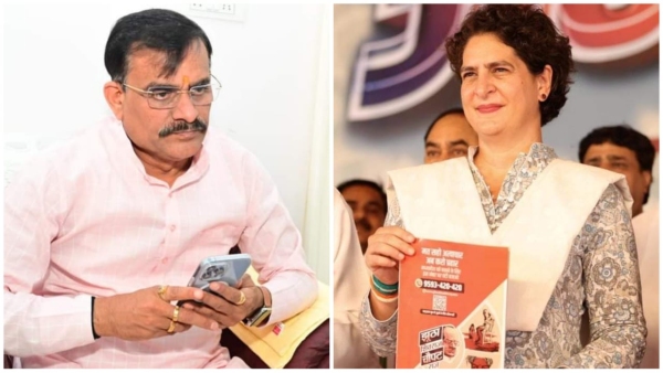 MP BJP VD Sharma said that Priyanka Gandhi had come to give false guarantees like her brother