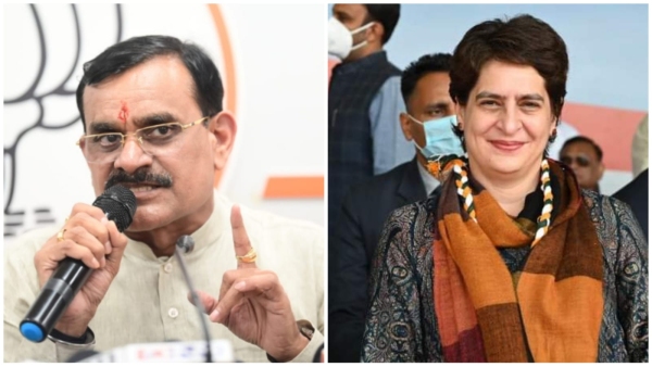 BJP VD Sharma said- When will Priyanka Gandhi speak about misdeeds happening in Congress governments