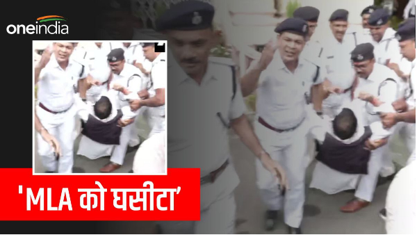 Bihar BJP MLA marshalled out of Assembly: 