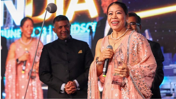 boxer mary kom at uk-india awards