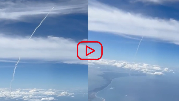 Chandrayaan-3 from Indigo flight