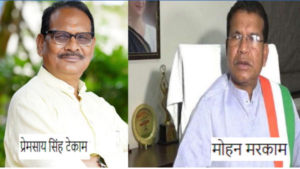 CHHATTISGARH MINISTER TEKAM AND MOHAN MARKAM