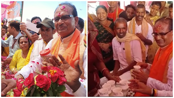 cm-shivraj-ate-gulgule-and-drank-tea-at-mannulals-badgaon-katni